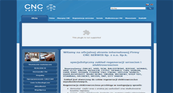 Desktop Screenshot of cncserwis.pl